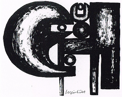 1953 - ohne Titel - Lithographie - 56,5x70,4cm